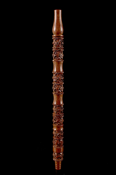 Holzmundstück XL Slimline Carved C, ca. 37cm